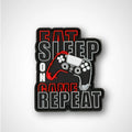 EAT SLEEP GAME REPEAT RED