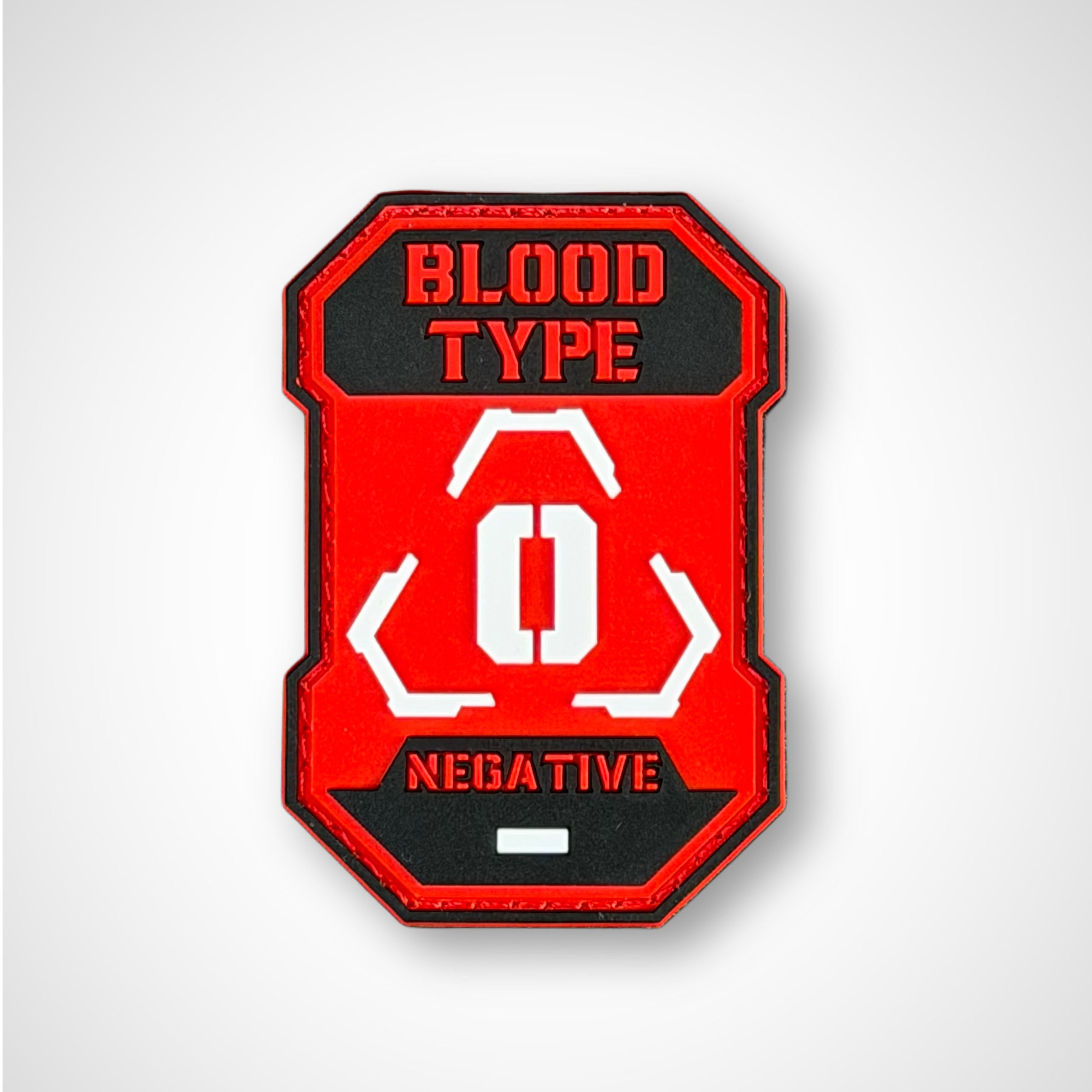 Blood Type O Negative (O-) Red