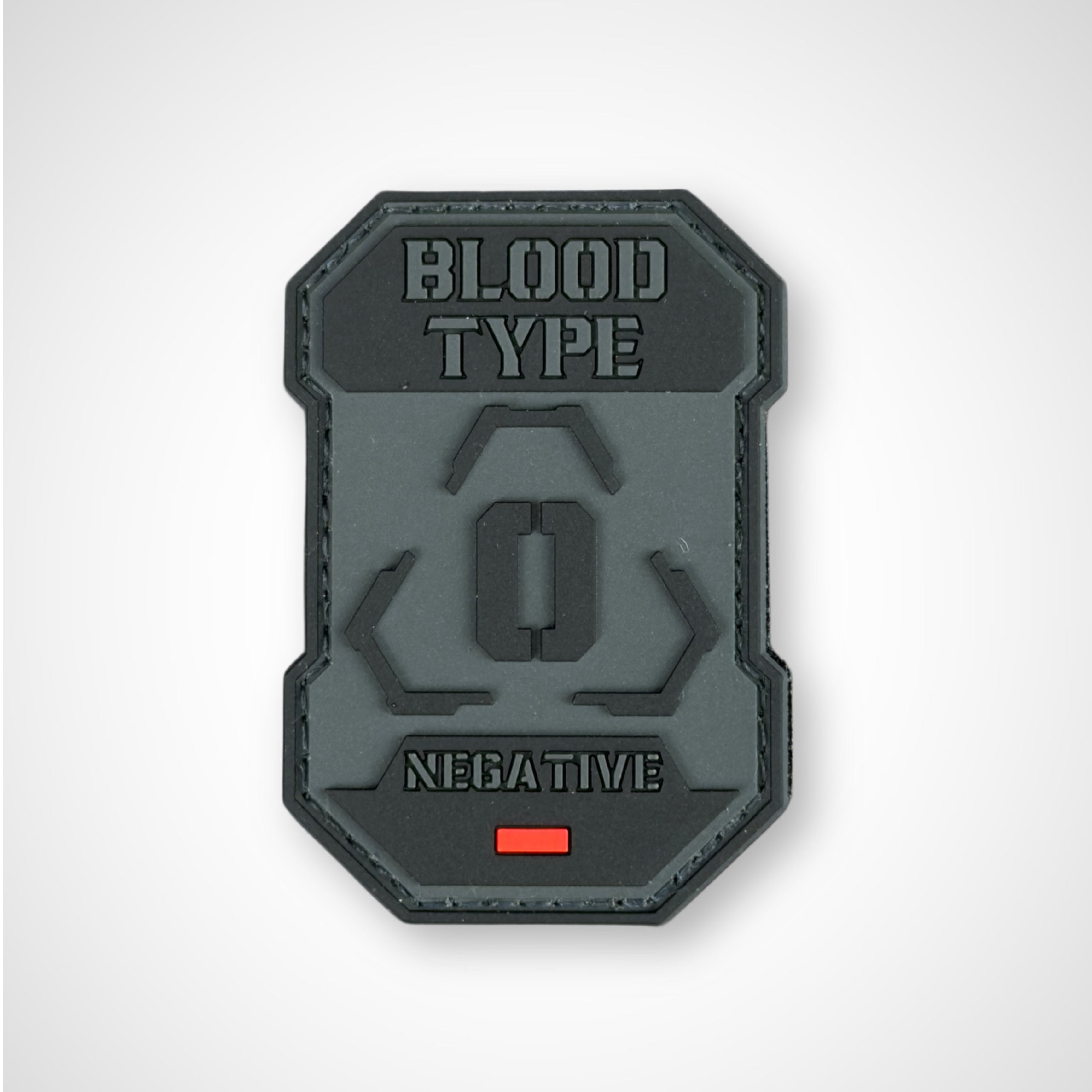 Blood Type O Negative (O-) Black
